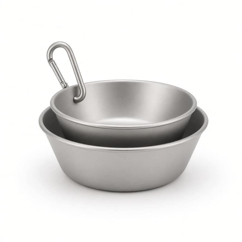 Titanium Camp Bowl Duo