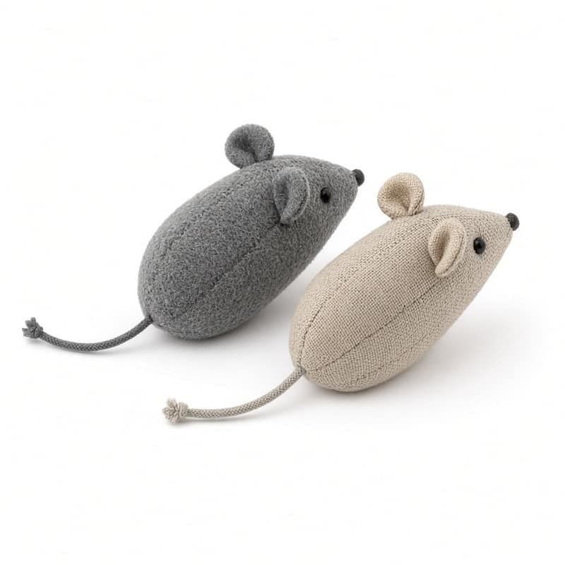 Catnip Mouse Toy Duo